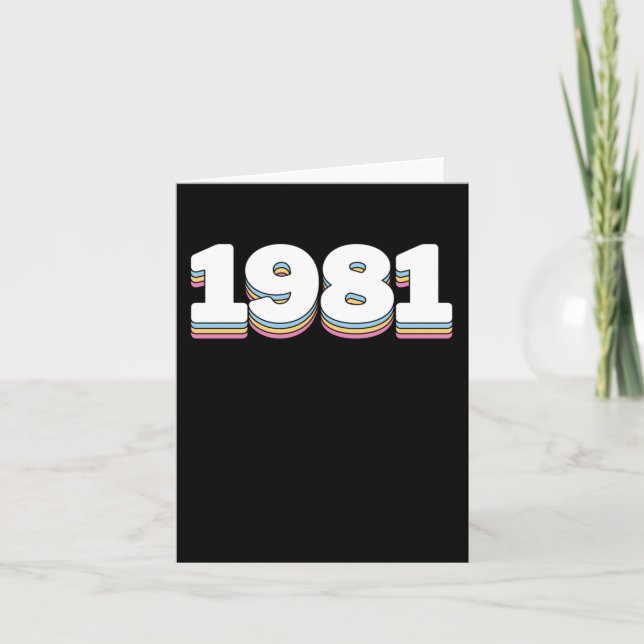 TARJETA 1981 3 (Anverso)