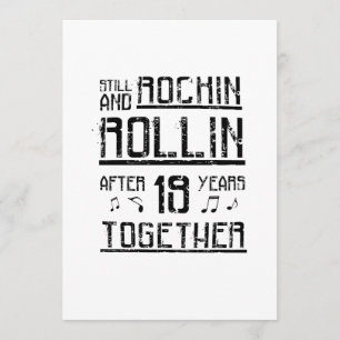 Tarjeta 19° Aniversario - Regalo de parejas de 19 años