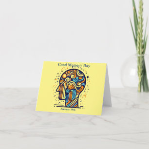 Tarjeta 19 de enero - Día de la Buena Memoria