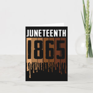 Tarjeta 19 de junio 1865 Día de la Libertad para mí
