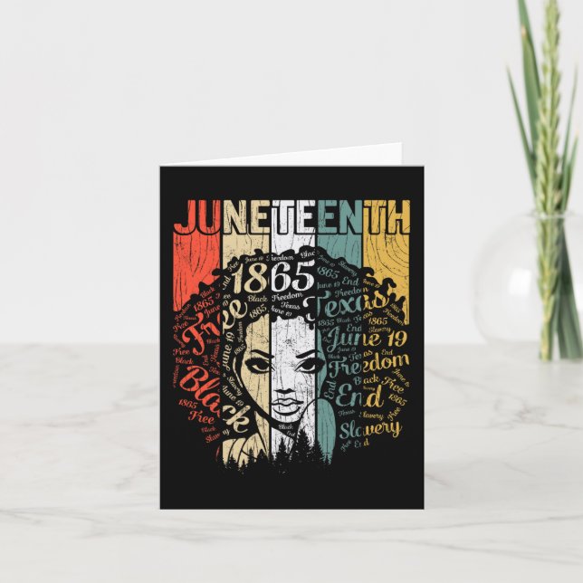 Tarjeta 19 de junio de 1865 África (Anverso)