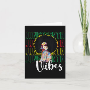 Tarjeta 19 de junio Vibes Freedom - 19 de junio de 1865 en