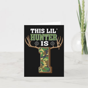 Tarjeta 1.ª caza de venados de 1 año de edad 1