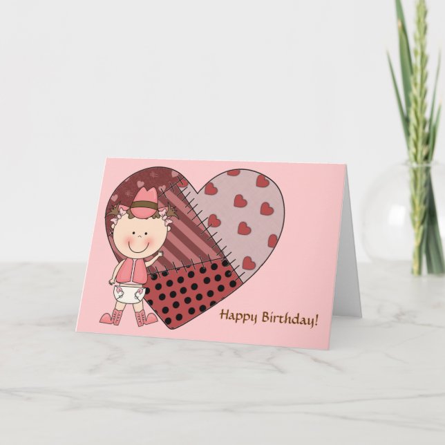 Tarjeta 1.ᵉʳ 23.º cumpleaños de Chicas (Anverso)