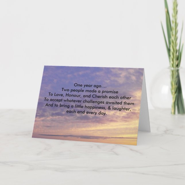 Tarjeta 1.ᵉʳ aniversario (Anverso)