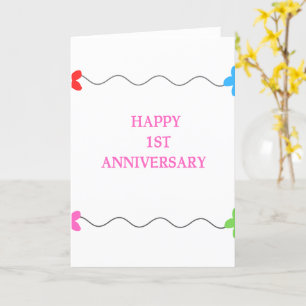 Tarjeta 1.ᵉʳ Aniversario