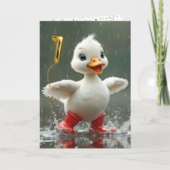 Tarjeta 1.ᵉʳ Aniversario del Amortiguamiento Blanco en un  (Anverso)