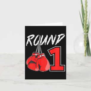 Tarjeta 1.ᵉʳ Boxeador Boxer de 1 Año Parte