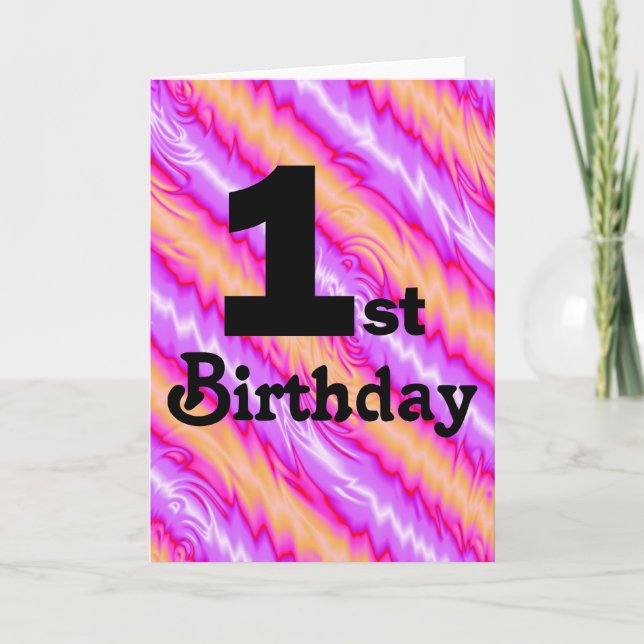Tarjeta 1.ᵉʳ cumpleaños (Anverso)
