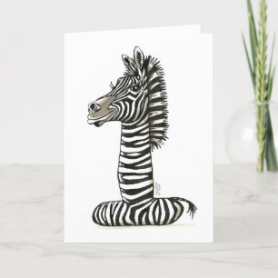 Tarjeta 1.ᵉʳ cumpleaños cebra!