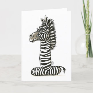 Tarjeta 1.ᵉʳ cumpleaños cebra!