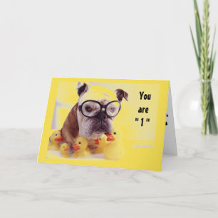 TARJETA 1.ᵉʳ CUMPLEAÑOS PARA EL PASTEL, LA DIVERSIÓN Y LOS