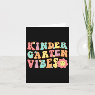 Tarjeta 1.ᵉʳ Día De Enseñanza Infantil Vibes Student Teach