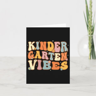 Tarjeta 1.ᵉʳ Día De Enseñanza Infantil Vibes Student Teach