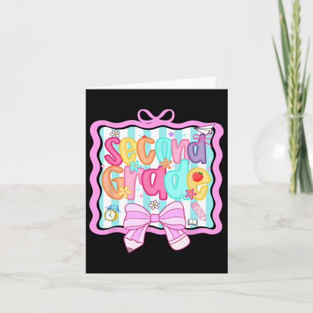 Tarjeta 1.ᵉʳ Día De Preppy De 2º Grado (Anverso)