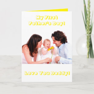 Tarjeta 1.ᵉʳ empate del Día del Padre...Tarjeta fotográfic