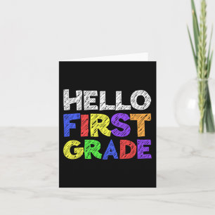 Tarjeta 1.ᵉʳ Grado De Regreso A La Escuela 1