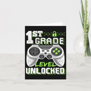 Tarjeta 1.ᵉʳ Grado De Videojuego Desbloqueado Pasado A La 