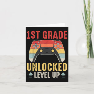 Tarjeta 1.ᵉʳ Grado Desbloquear De Nuevo El Juego Escolar
