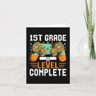 Tarjeta 1.ᵉʳ Grado Graduación Completa Videojuego Con