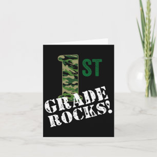 Tarjeta 1.ᵉʳ Grado Rodea Camo De Nuevo A La Escuela C