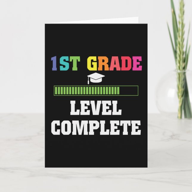 Tarjeta 1.ᵉʳ Graduación completa de niños (Anverso)