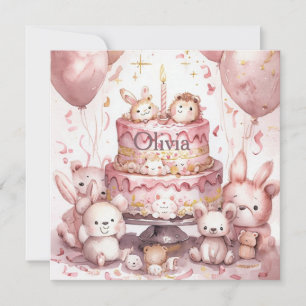 Tarjeta 1.ᵉʳ Nombramiento de Chica de animales de compañía