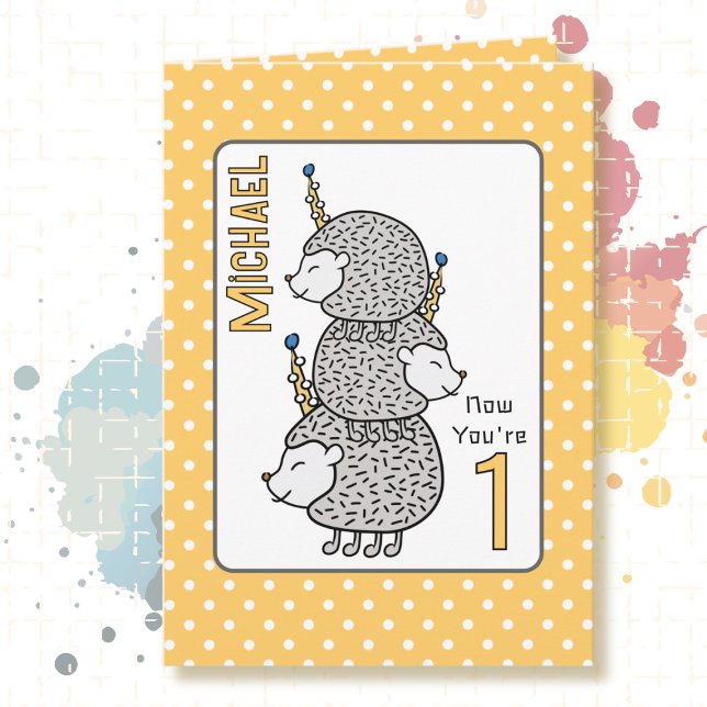 Tarjeta 1.ᵉʳ Personalizado de la Cuta de Cumpleaños para l (Subido por el creador)