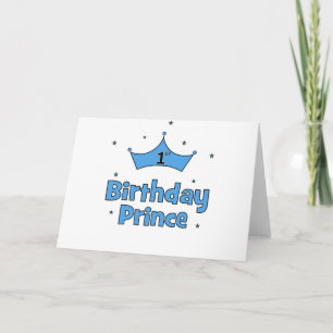 Tarjeta 1.ᵉʳ príncipe de cumpleaños