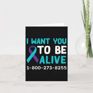 Tarjeta 1 800 273 8255 - Día de la Prevención del Suicidio