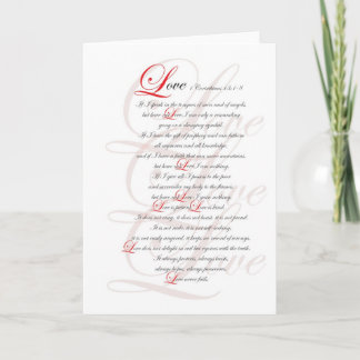 Tarjeta 1 Corinthians 13