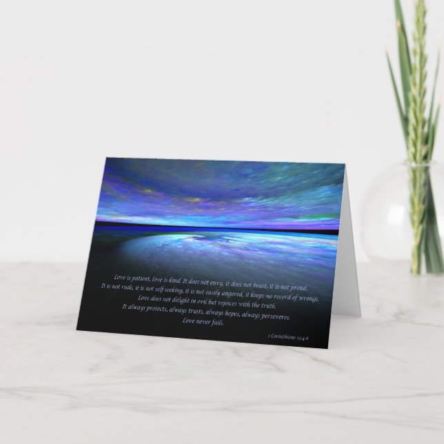 Tarjeta 1 Corintios 4:8 (Anverso)