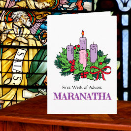 Tarjeta #1 de 4 para el Advenimiento (Primera Sema