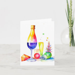 Tarjeta 1 de enero Día de Año Nuevo B