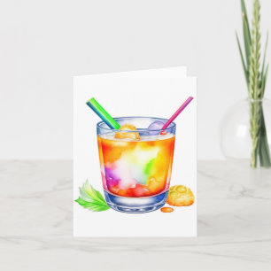 Tarjeta 1 de enero Día nacional de resaca A