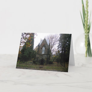 Tarjeta #1 de Hallowe’en de "Cripta del Cementerio