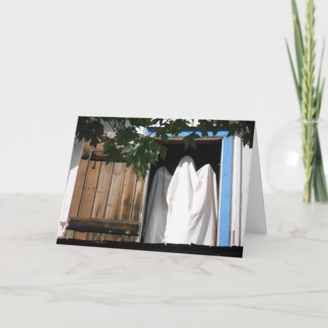 Tarjeta #1 de Hallowen de "Fantasma de Tienda de C (Anverso)