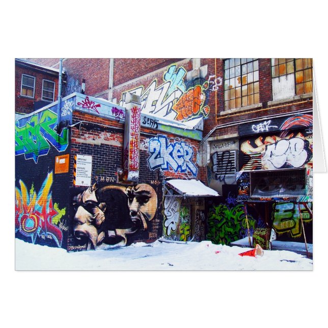 TARJETA #1 DE LA PINTADA DE MONTREAL (Anverso (Horizontal))