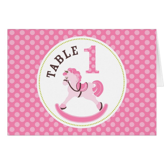 Tarjeta 1 de la tabla del chica del caballo (Anverso (Horizontal))