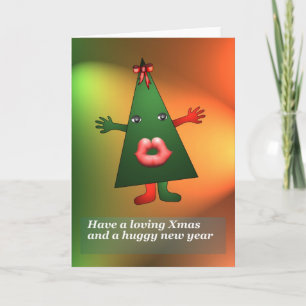 Tarjeta 1 del beso de Navidad de Anjo Lafin