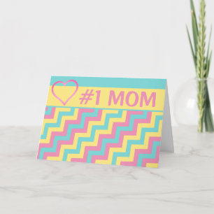 Tarjeta #1 MAMÁ del humor infantil favorito del Día de la 