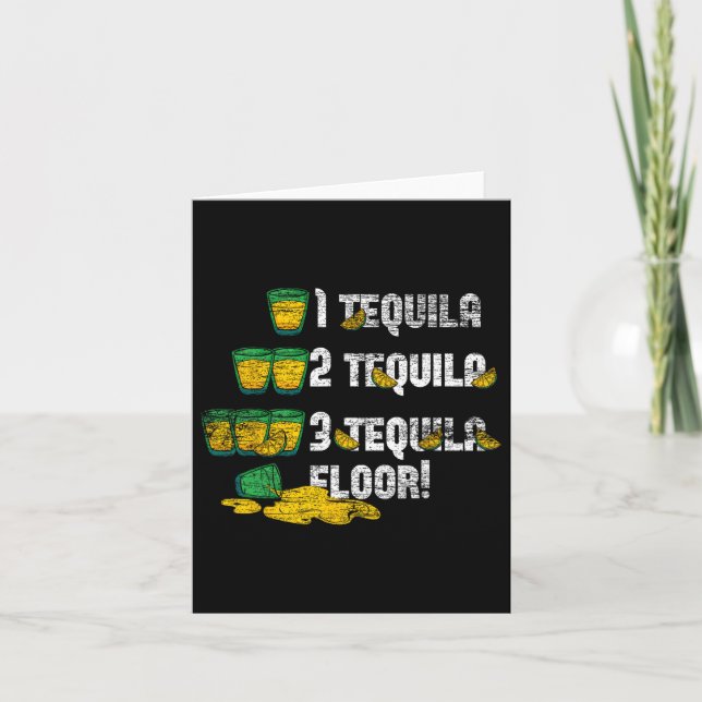 Tarjeta 1 Tequila 2 Tequila 3 Tequila Piso  (Anverso)