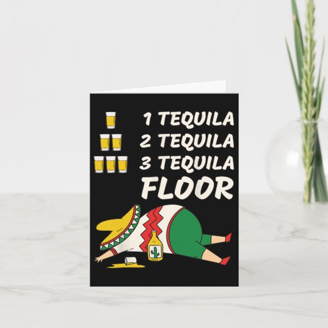 Tarjeta 1 Tequila 2 Tequila 3 Tequila Piso - Fiesta Divert (Anverso)
