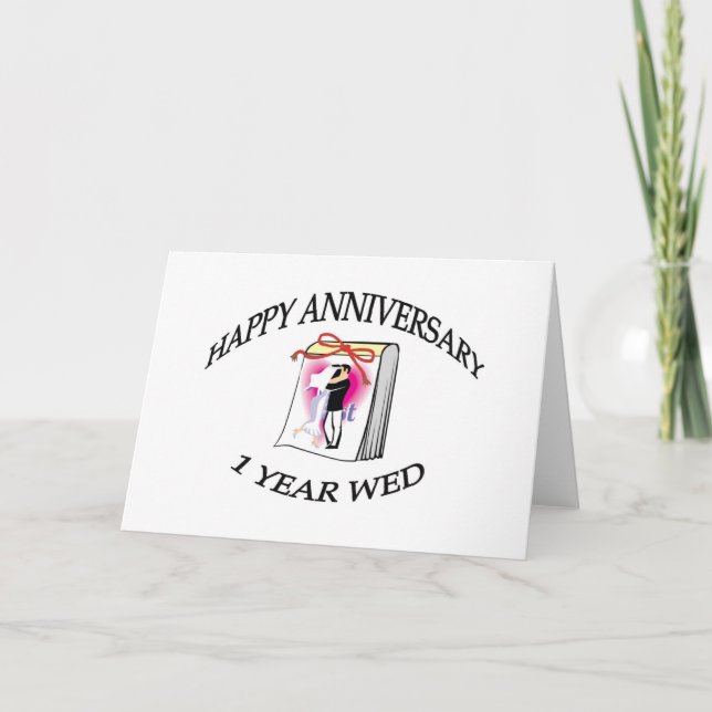 Tarjeta 1er ANIVERSARIO (Anverso)