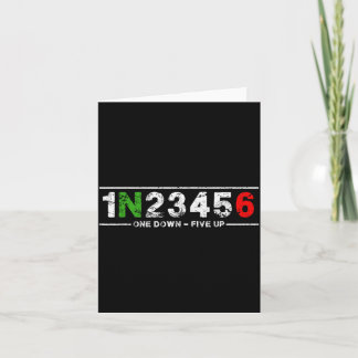 Tarjeta 1n23456 Motocicleta Cambio Motociclista -