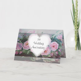 Tarjeta 1st anniversary card