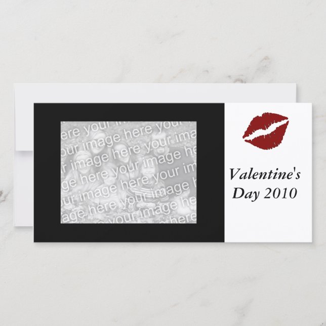 Tarjeta 2010 de la foto del el día de San Valentín (Anverso)