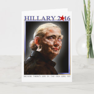 Tarjeta 2016 de felicitación de Hillary