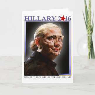 Tarjeta 2016 de felicitación de Hillary