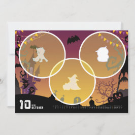 TARJETA 2019カレンダー10月